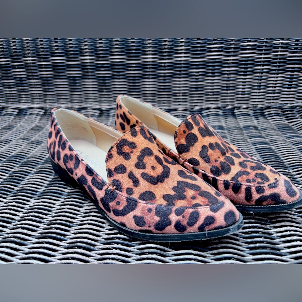 Cl Leopard Print Flats - image 1